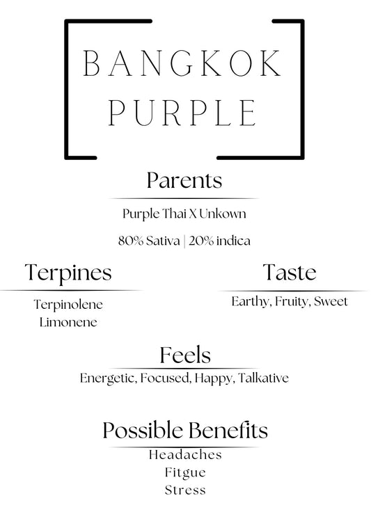 Bangkok Purple “Highs” 1/8