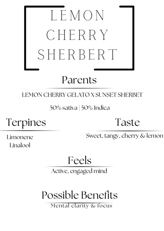 Lemon Cherry Sherb