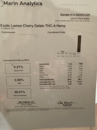L.C. Gelato (3ct) 1.g
