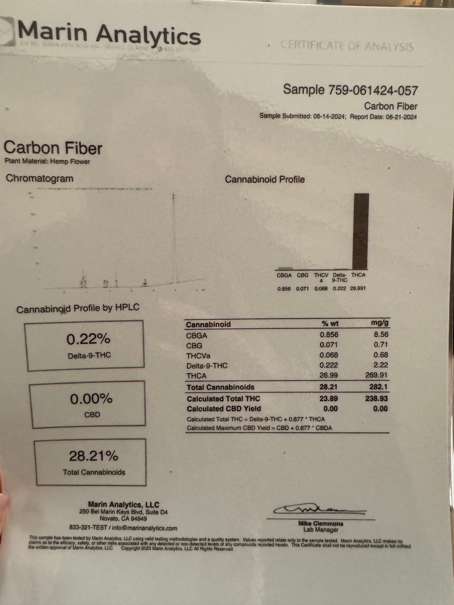 Carbon Fiber (3ct) 1.g