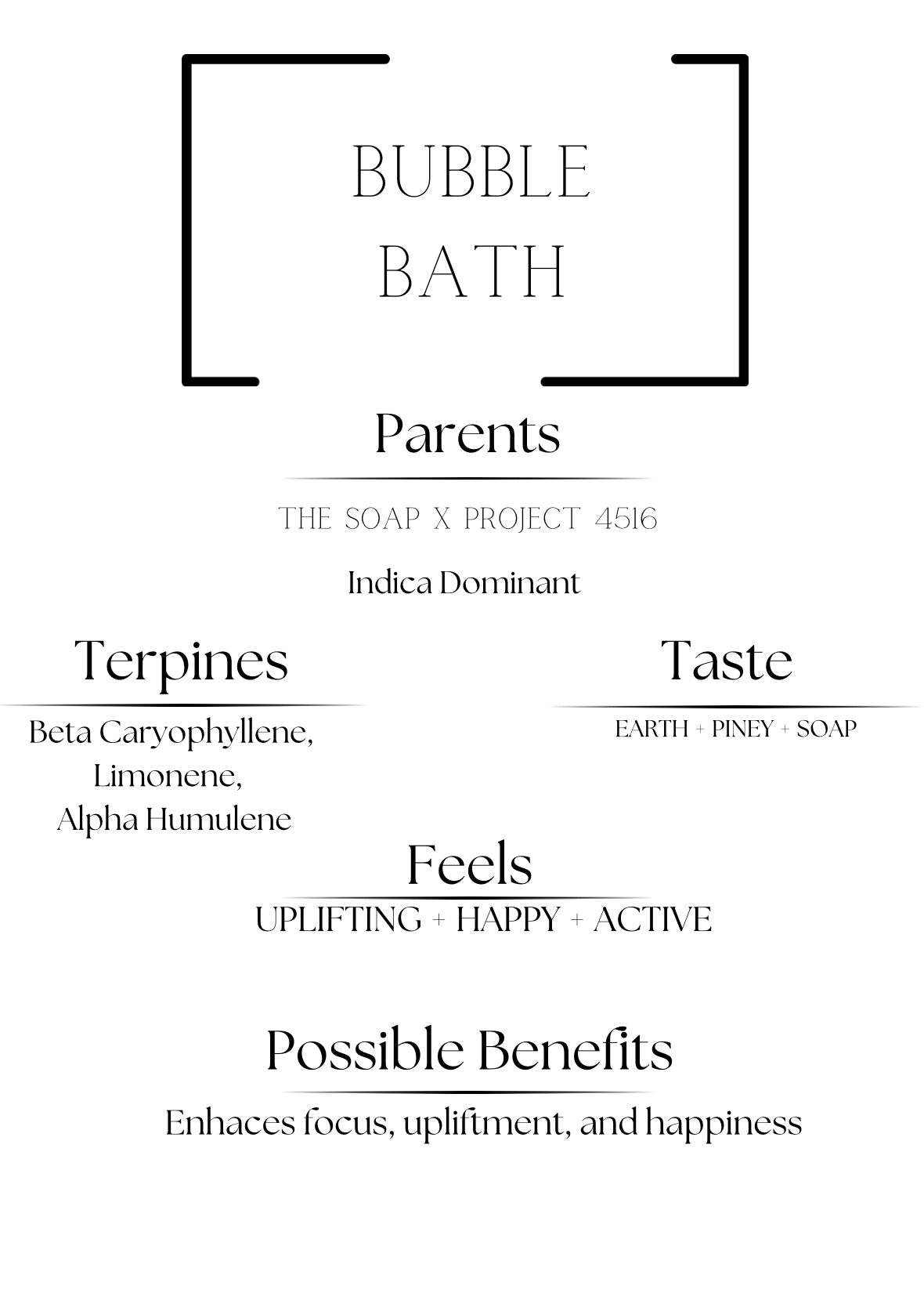 Bubble Bath 1/8