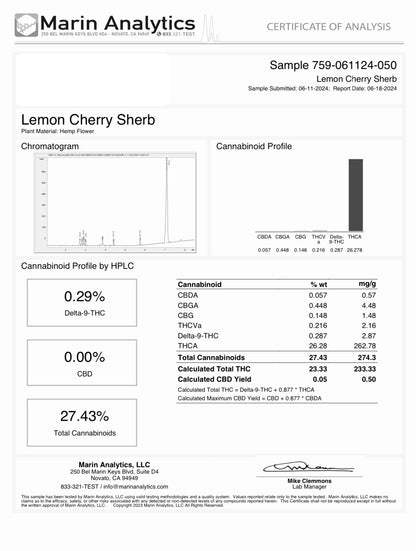 L.C. Sherbert 1/8
