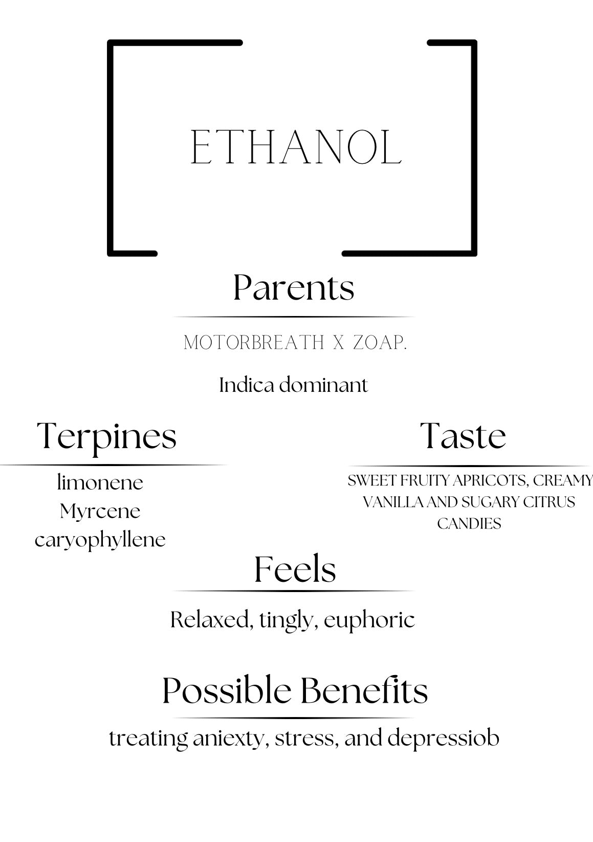 Ethanol 1/8