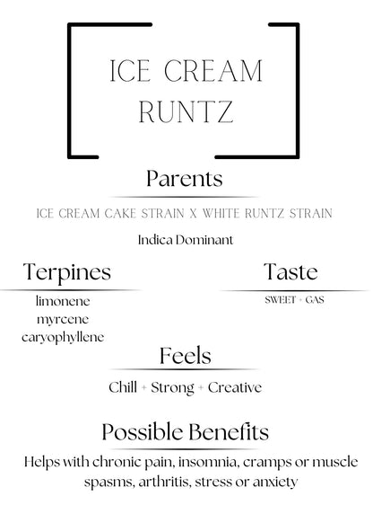 Ice Cream Runtz “Lowes” 1/8