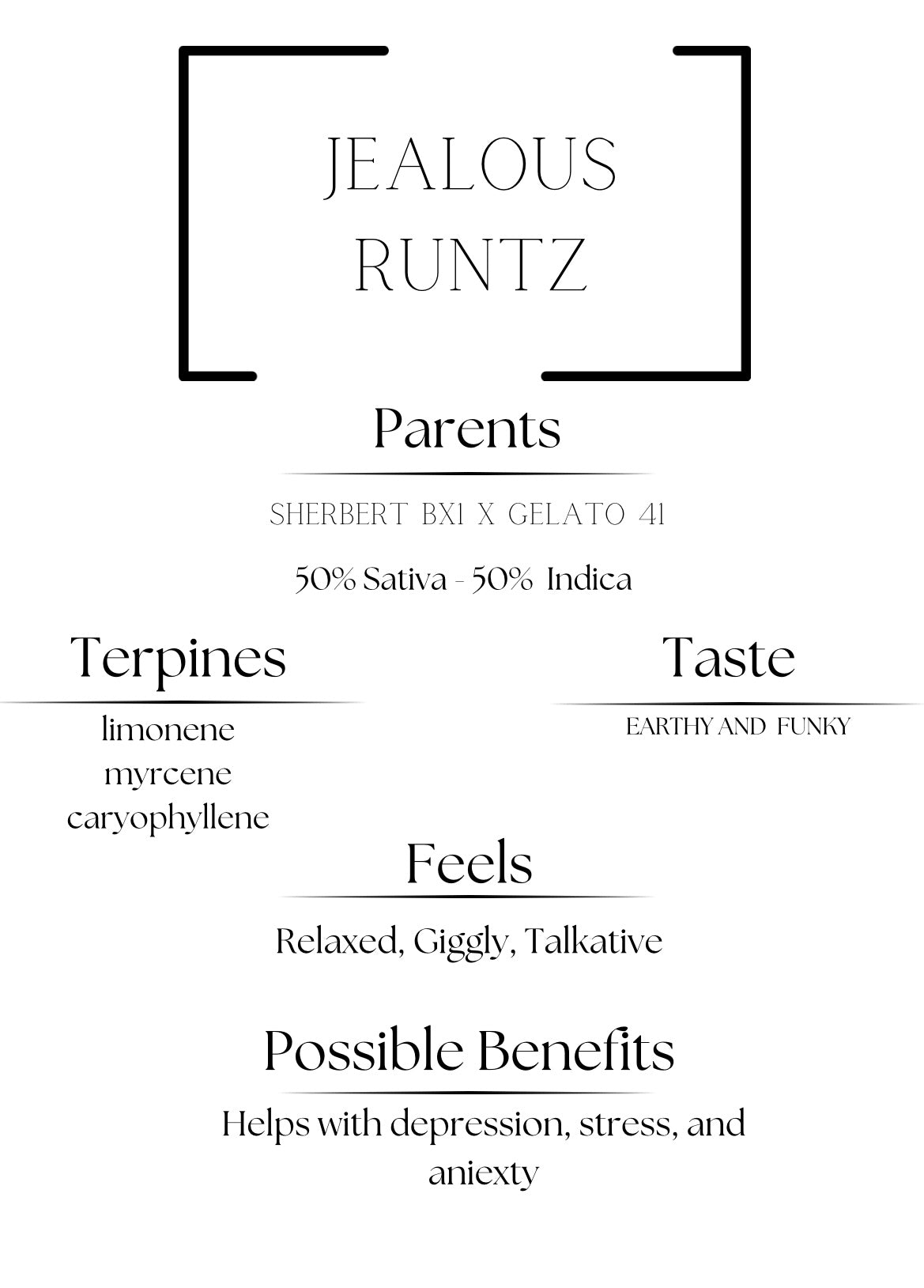 Jealous Runtz 1/8
